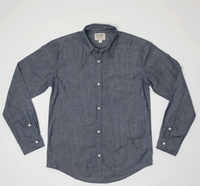 Mohican Crew Shirt Chambray Ginew – Cabin Fever Outfitters