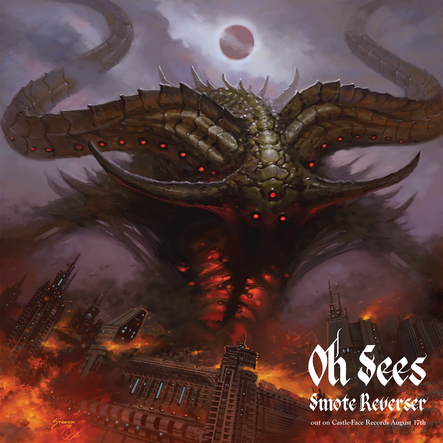 Oh Sees Smote Reverser Poster Castle Face Records