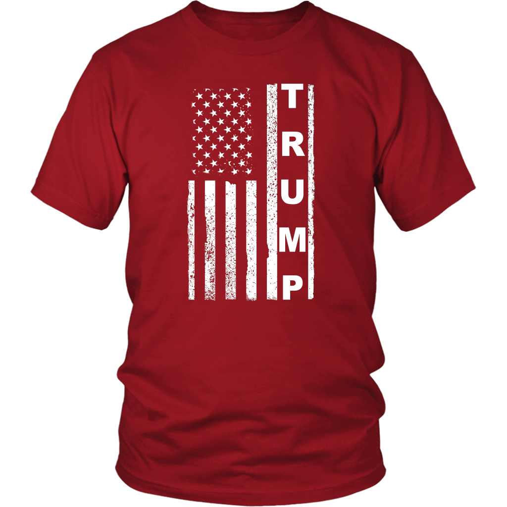 Trump Vertical Flag Unisex T-Shirt Trump Shirt – Donald Trump Store USA