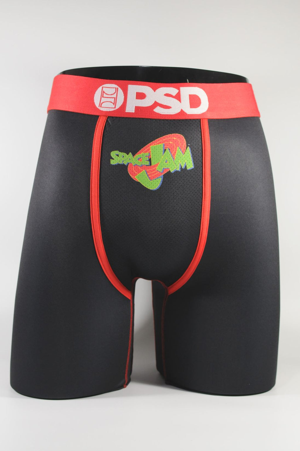 PSD Underwear Men's Boxer Briefs Space Jam Group Size: L Red/Black