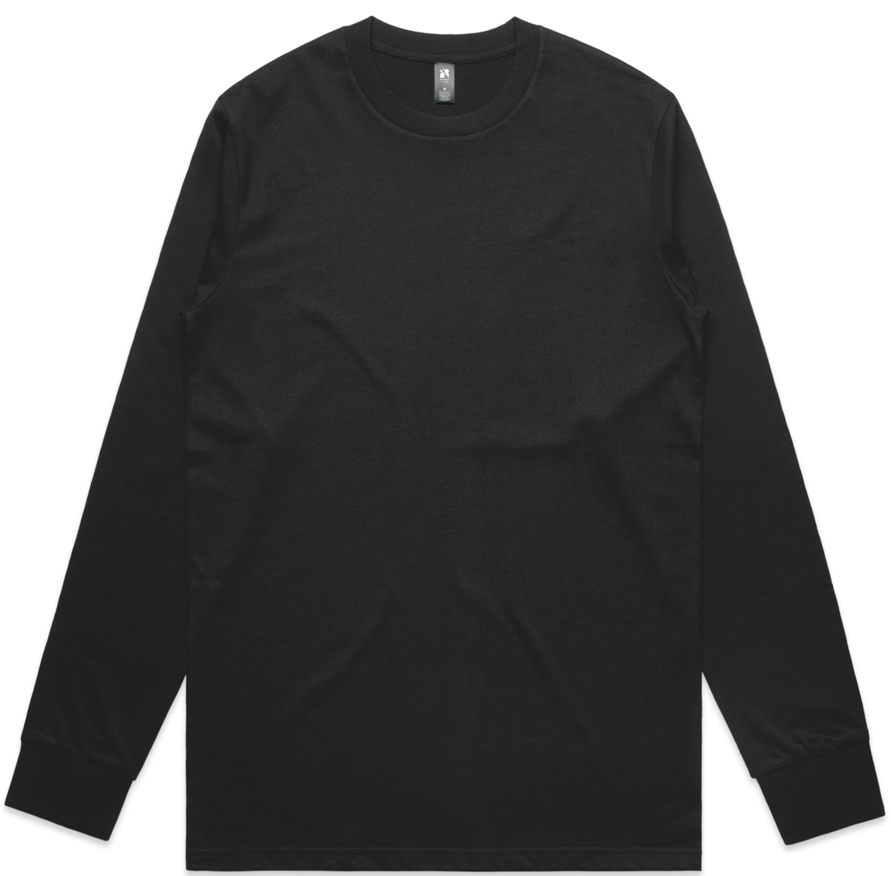 iAthletic Cotton Long Sleeve Tee - Black - Kickz101 product image