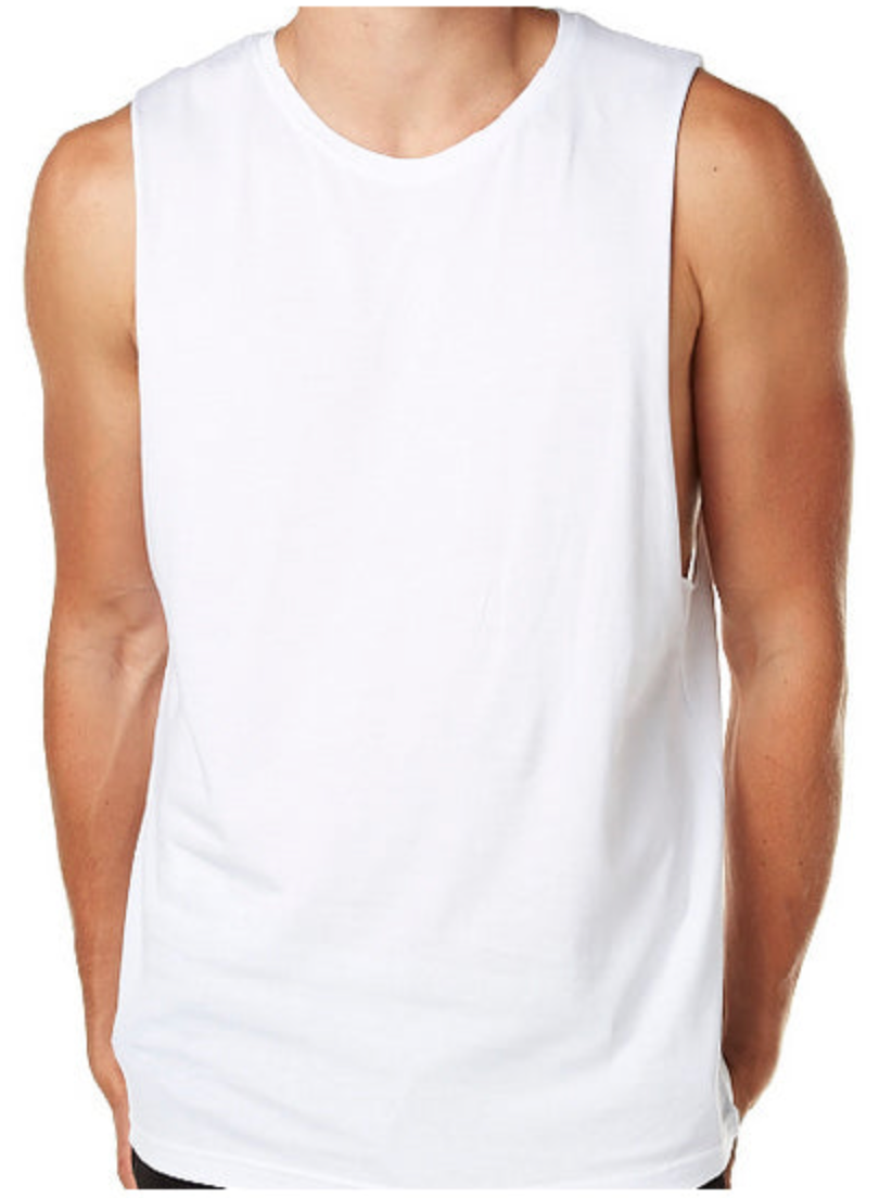 iAthletic Cotton Tank - White - Kickz101 product image