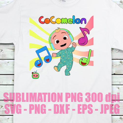 Cocomelon Character Files: SVG DXF EPS DXF PNG JPEG: 300dpi – Tab's