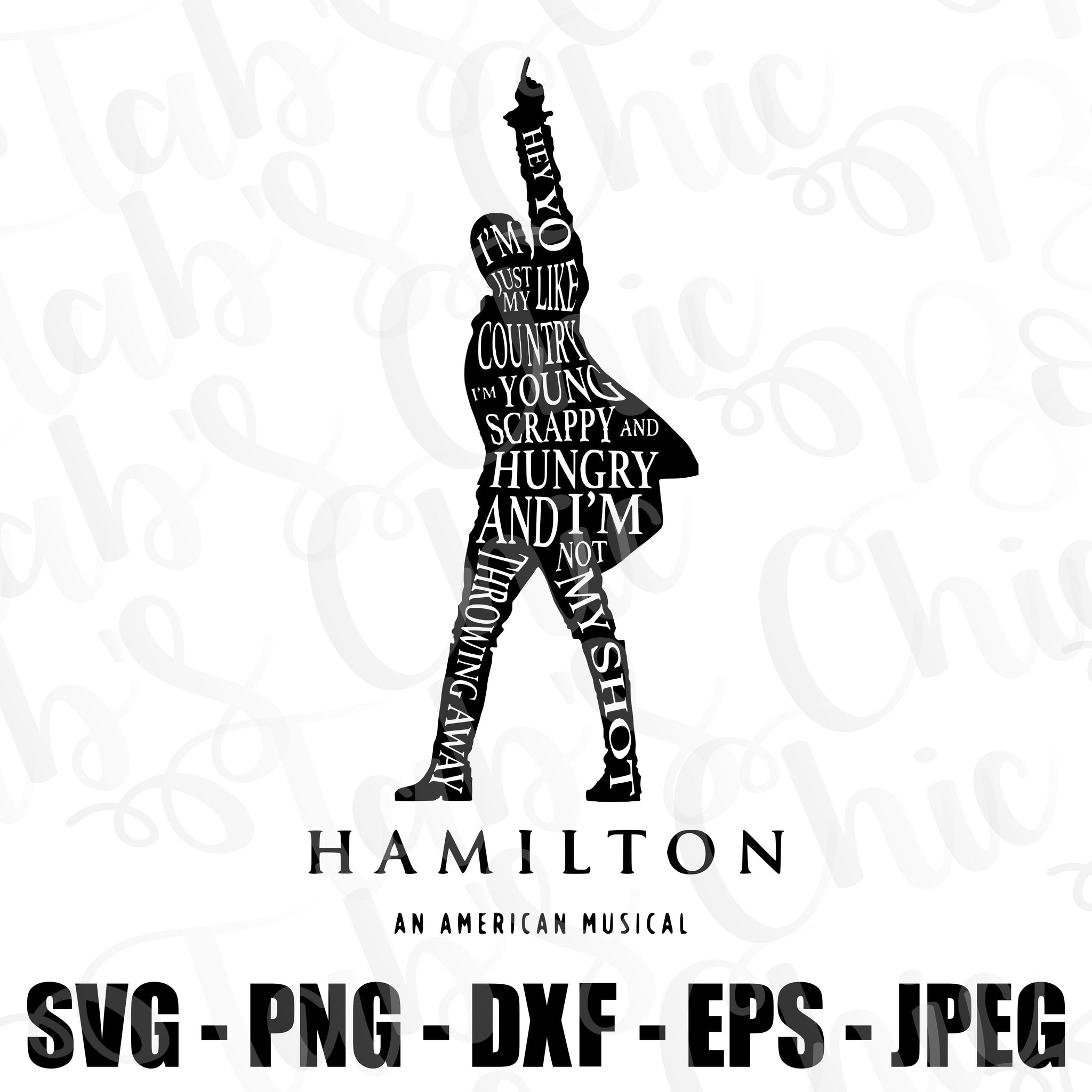 Download Hamilton Broadway Musical SVG EPS DXF PNG JPEG 300dpi ...