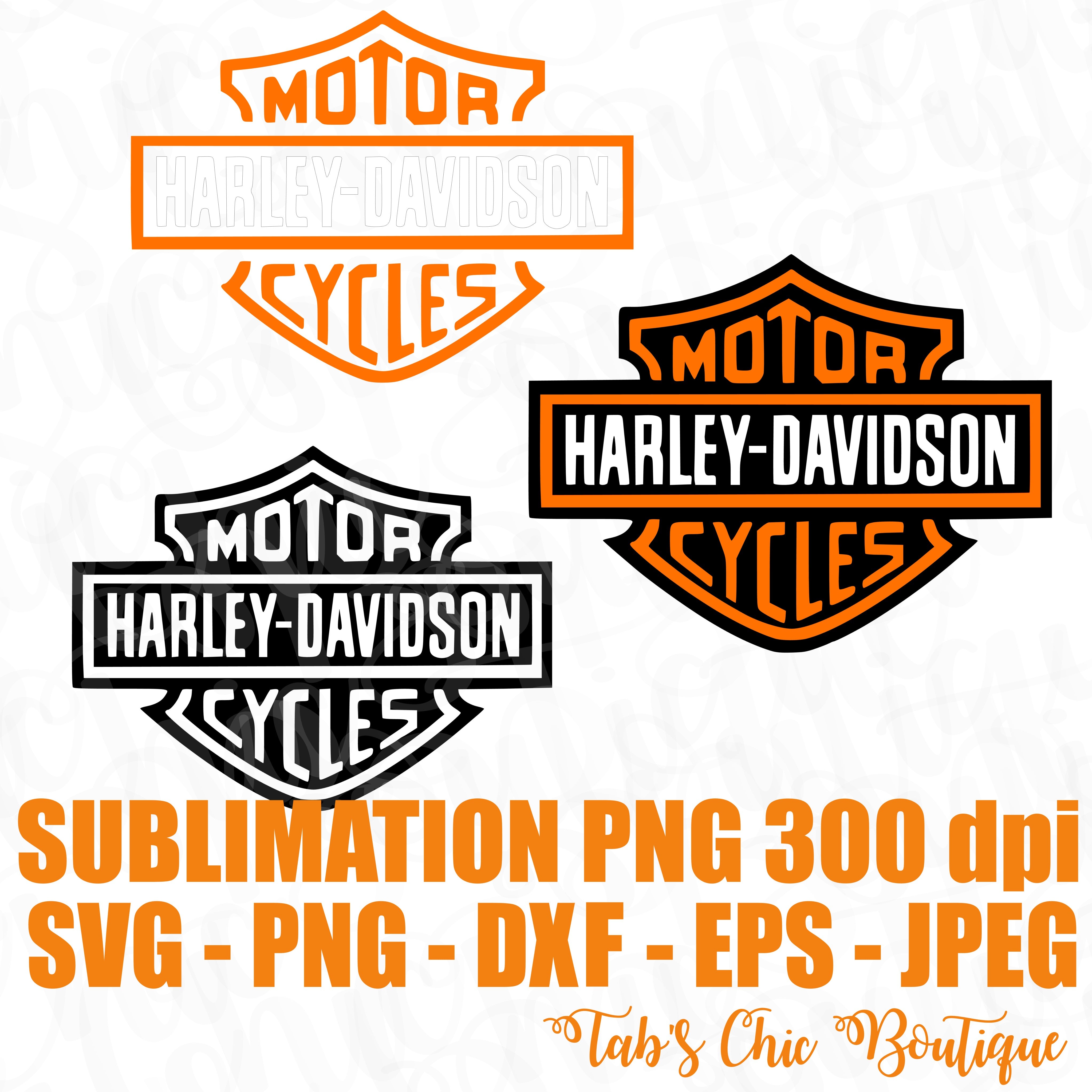 Download Harley Davidson Logo Set Svg Jpeg Hi Def Png Dxf Eps 300 Dpi Sublimati Tab S Chic Boutique