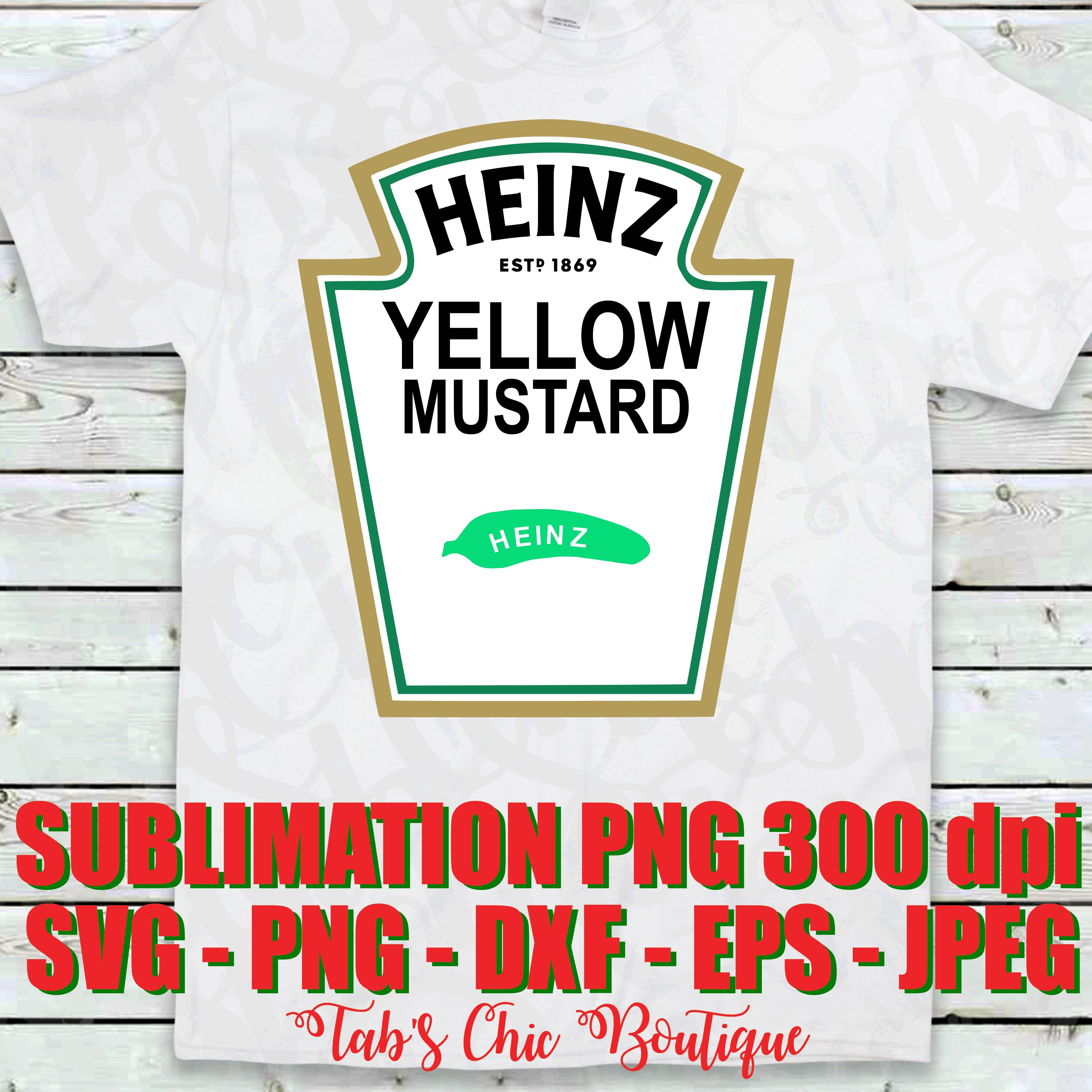 Download Heinz Yellow Mustard Logo Svg Jpeg High Def Png 300 Dpi Dxf Eps Sublim Tab S Chic Boutique