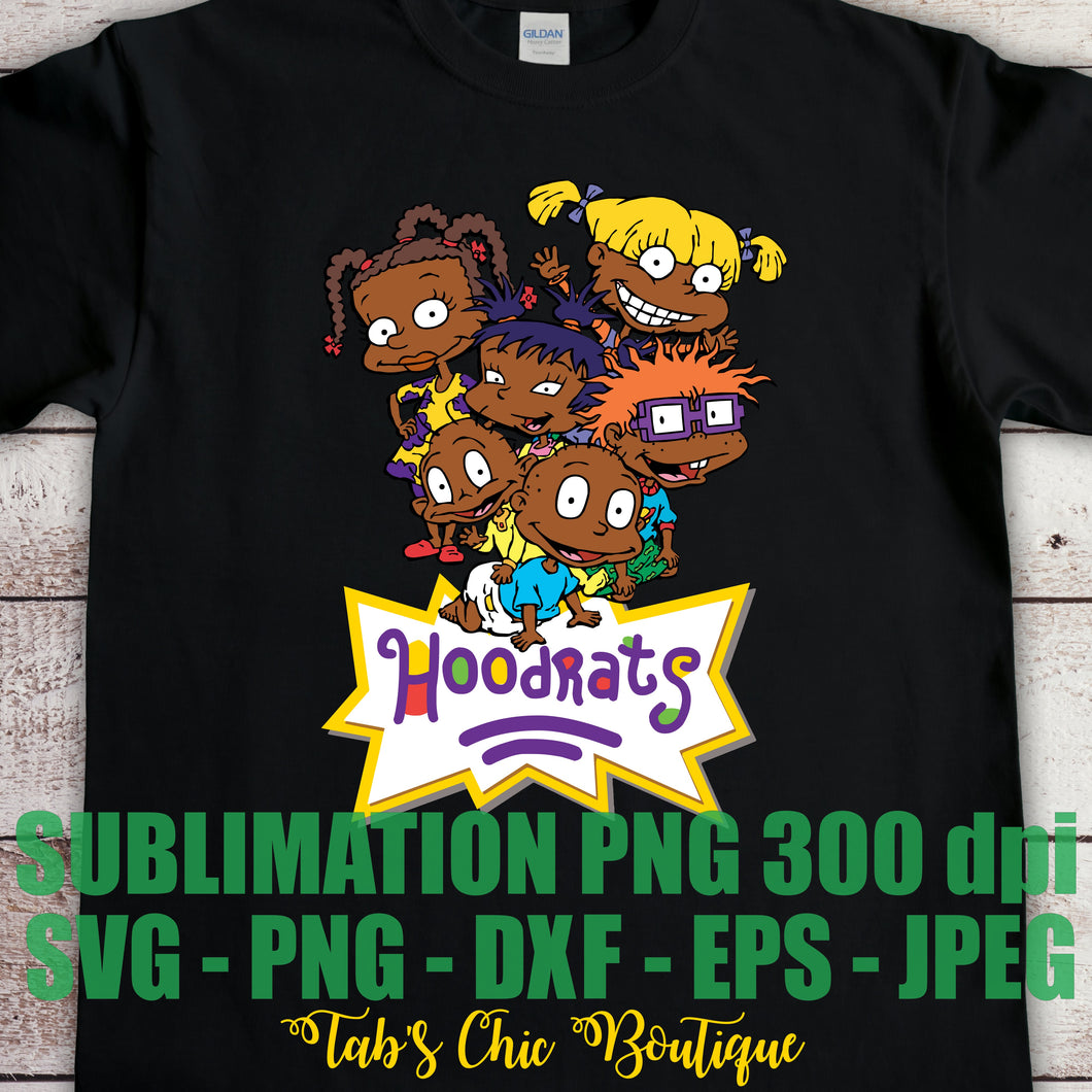 Download African American Hoodrats Rugrats Logo Group Svg Jpeg Png Dxf Eps 300d Tab S Chic Boutique
