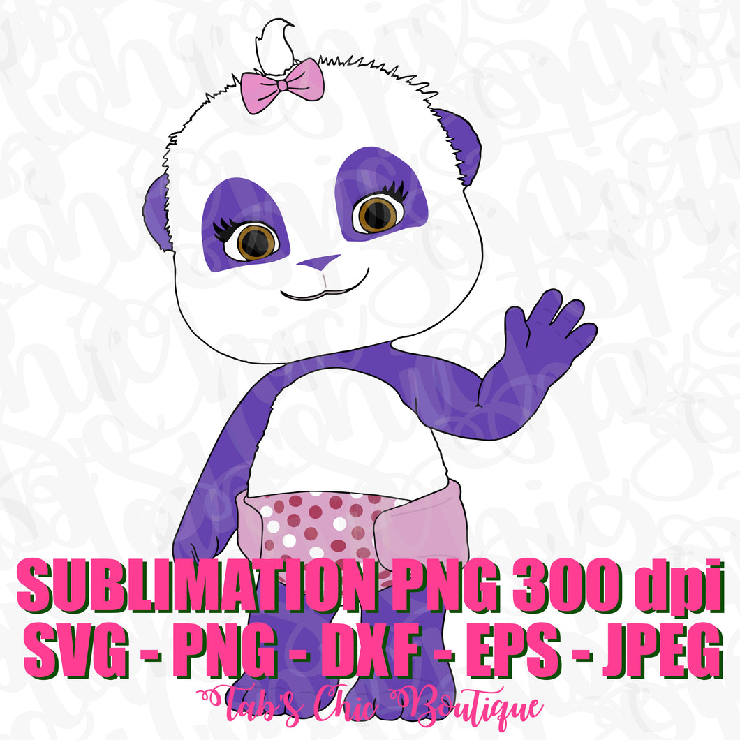 Download Lulu The Panda Word Party Svg Eps Dxf Png Jpeg 300dpi Sublimation Desi Tab S Chic Boutique