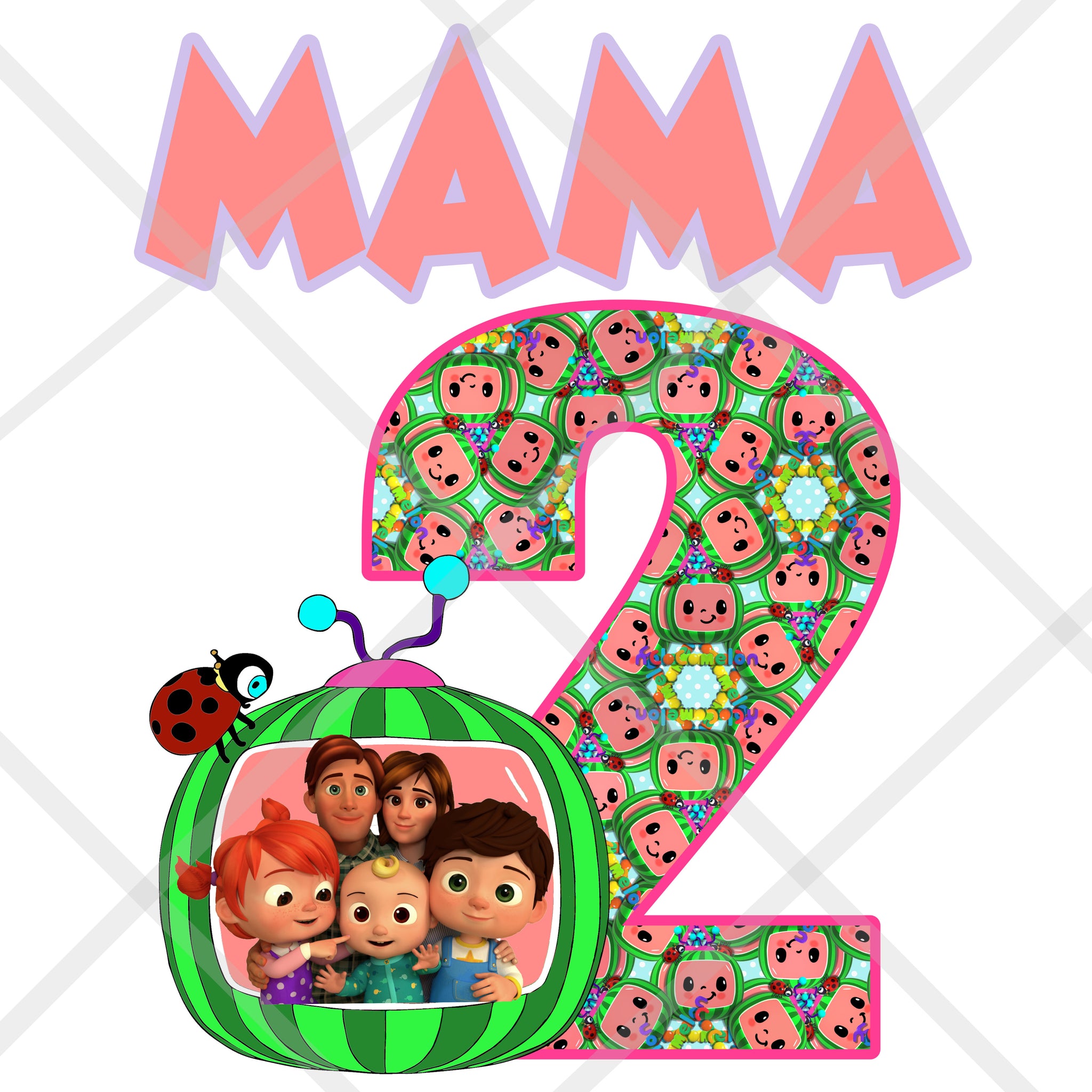 Download Cocomelon 2nd Birthday Design Bundle Mama Papa Png Sublimation File Gr Tab S Chic Boutique