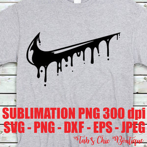 Nike Drip Logo Svg Jpeg High Def Png 300 Dpi Dxf Eps Sublimation File Tab S Chic Boutique