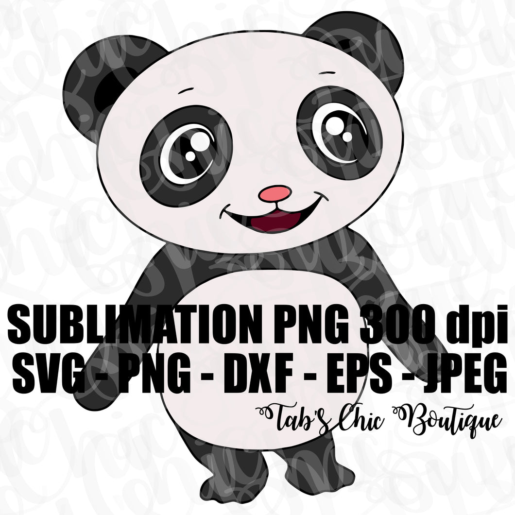 Panda Little Baby Bum Svg Jpeg High Def Dxf Png 300 Dpi Eps Sublimatio Tab S Chic Boutique