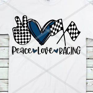 Download Peace Love Racing Checkered Flag Svg Jpeg Png Dxf Eps Ai 300dpi Sublim Tab S Chic Boutique