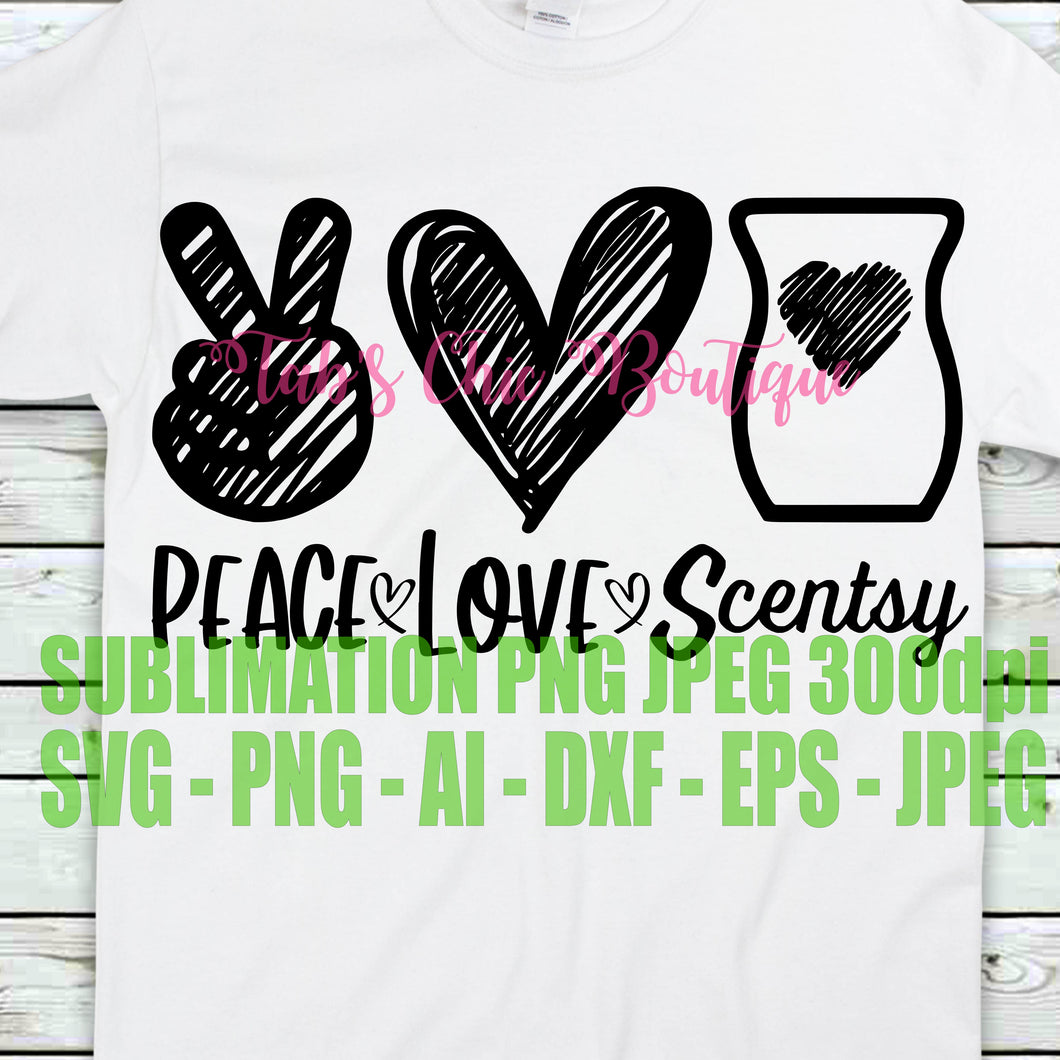 Free Free Peace Love Scentsy Svg