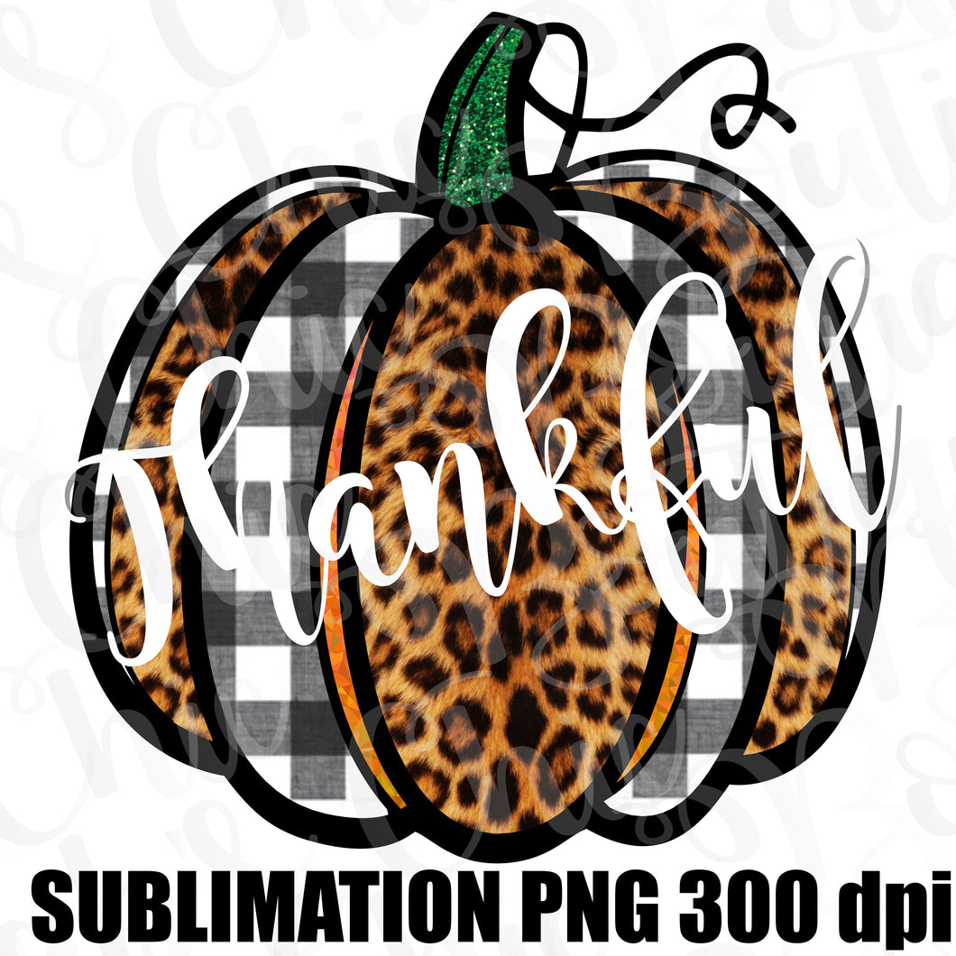 Download Thankful Pumpkin Cheetah Buffalo Plaid SVG DXF EPS PNG JPEG Hi Def 300 - Tab's Chic Boutique
