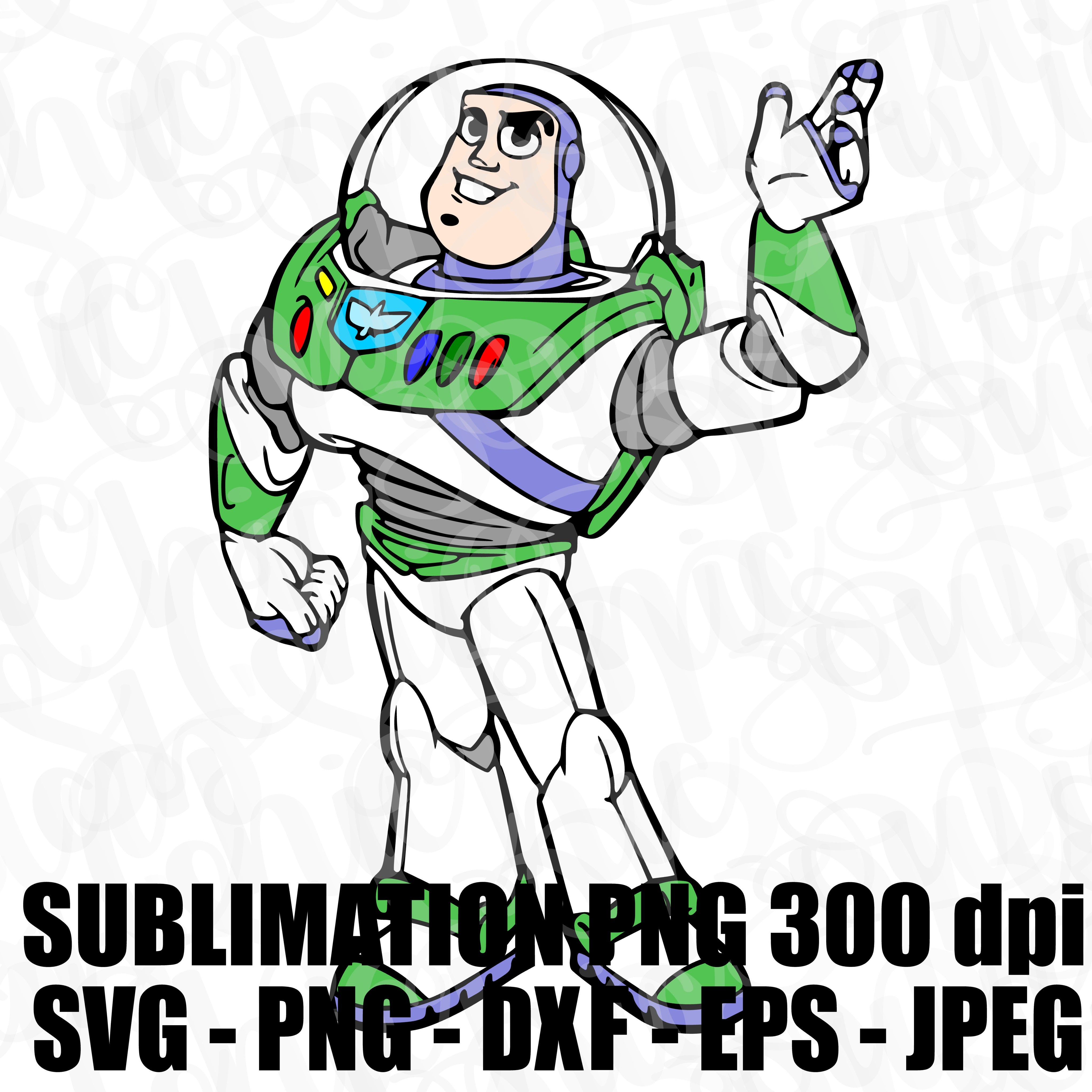 buzz lightyear kid drawing clipart