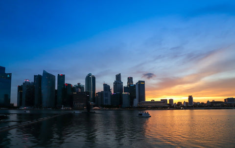 Sunset buildings