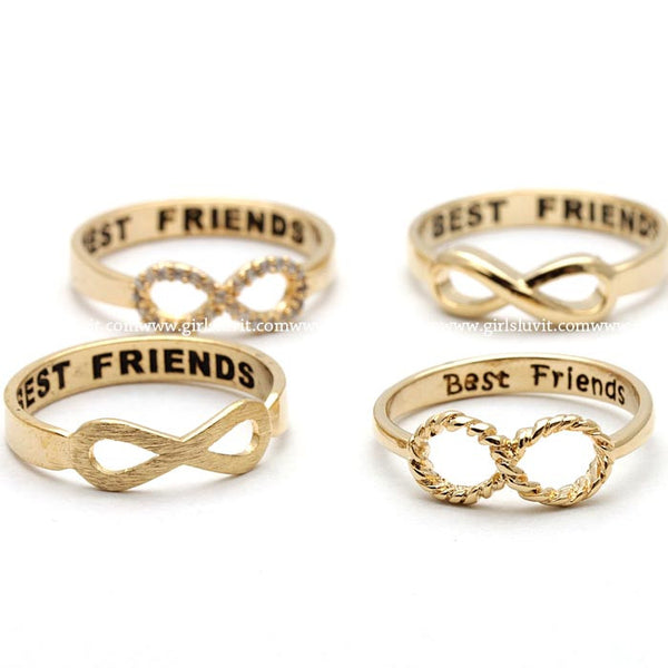 best friends infinity ring in gold – girlsluv.it