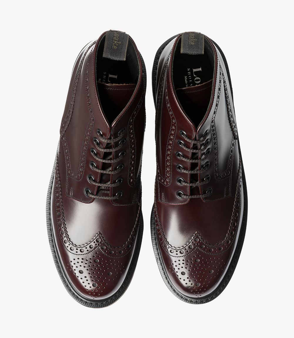 loake oxblood boots