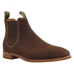 barker suede chelsea boots