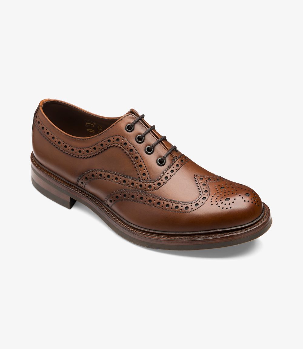 loake edward dark brown