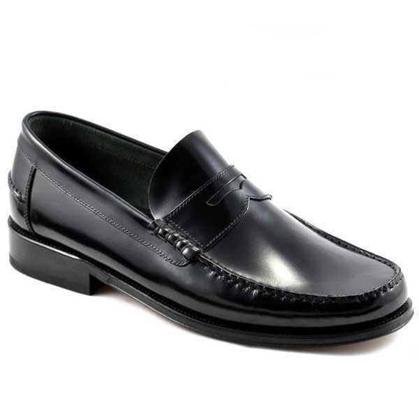 LOAKE Princeton Moccasin shoe - Black
