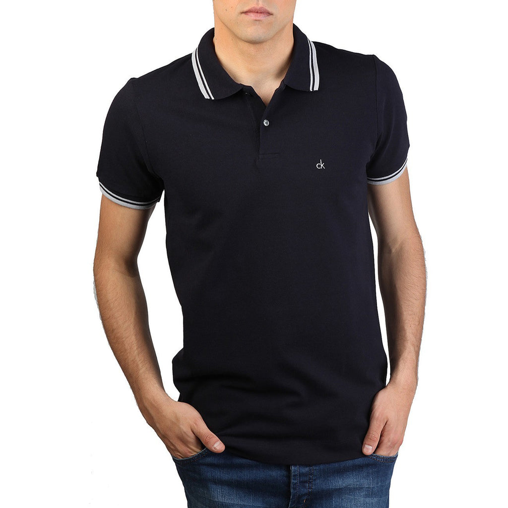 CALVIN KLEIN - Polo Shirt - Blue