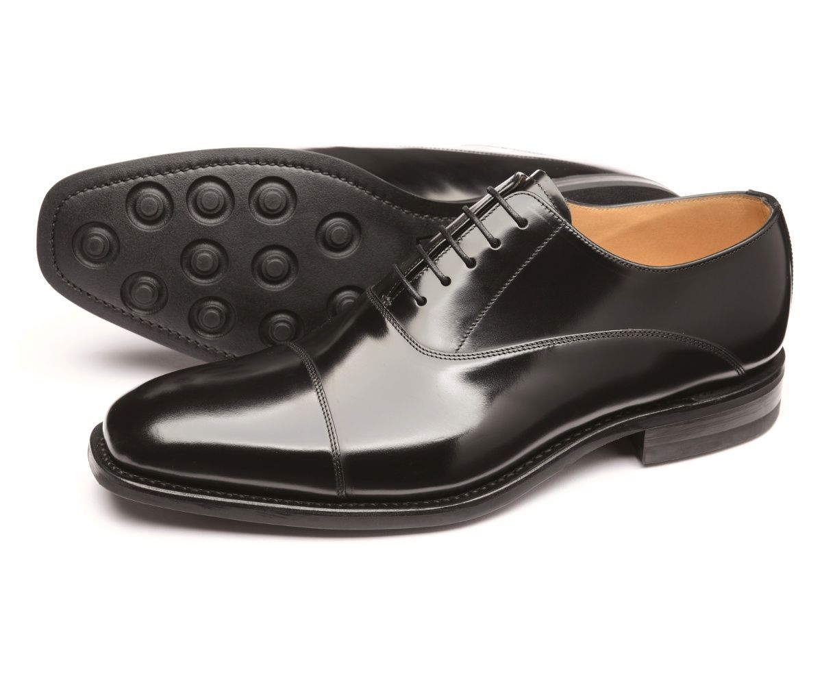 LOAKE 260B Oxford shoe - Black Polished