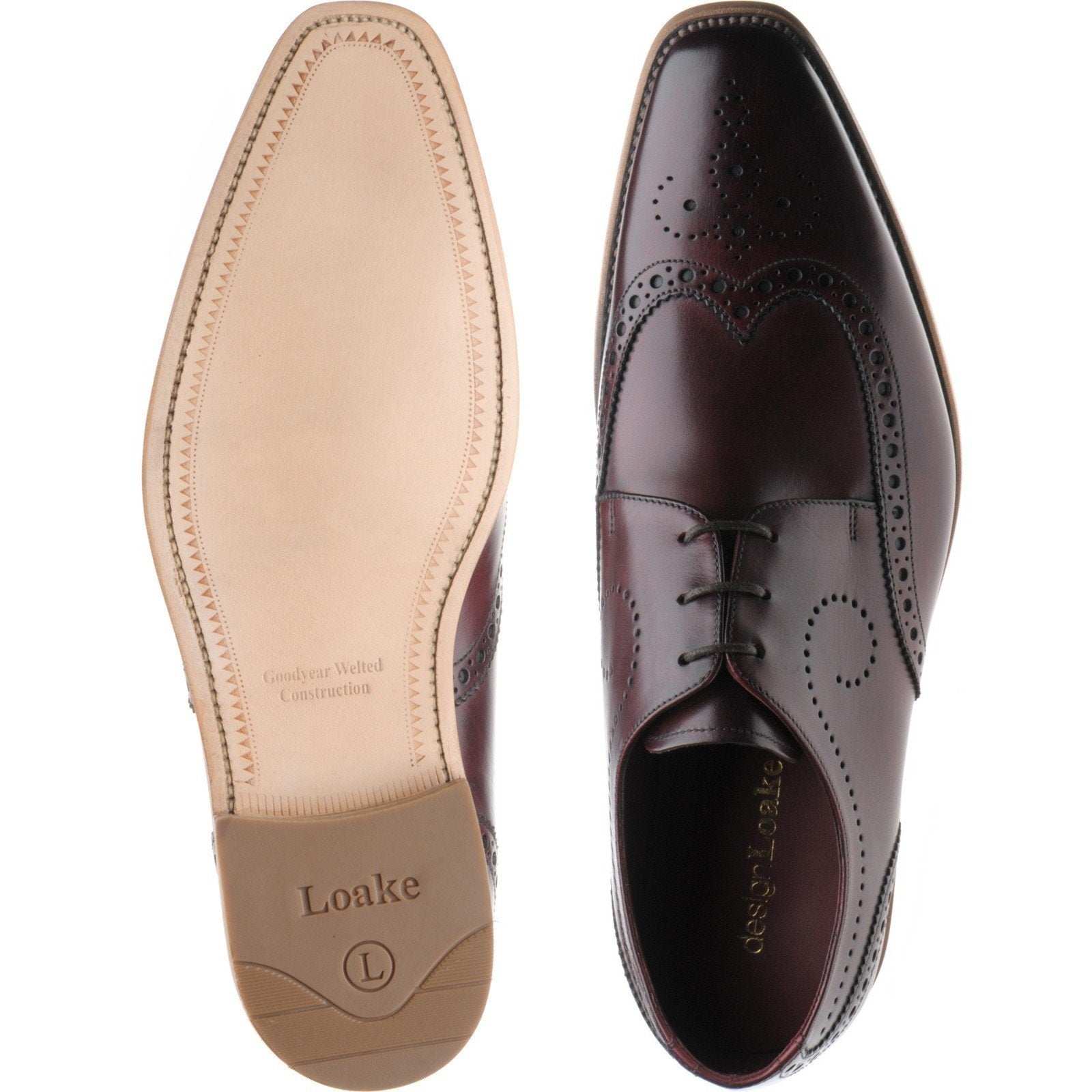 loake kruger burgundy