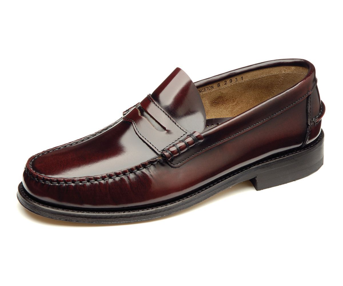 Loake Princeton Mocassin Loafers- Burgundy