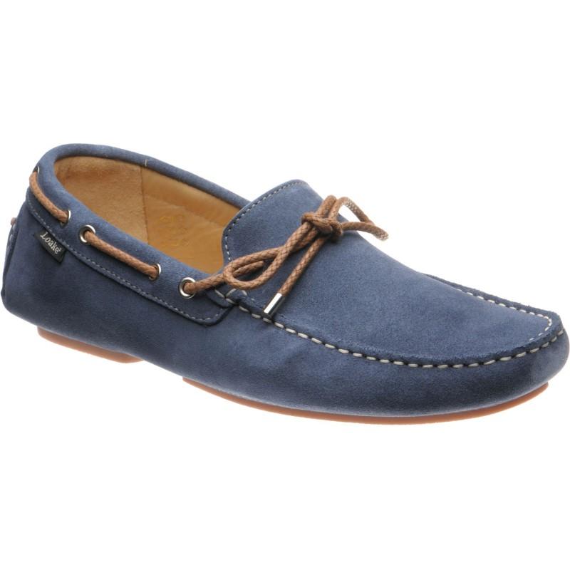 loake blue suede shoes