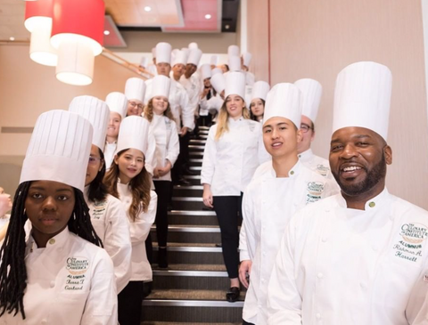 Students at Culinary Institute of America