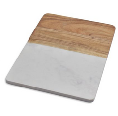 Marble and Wood Cheese Board