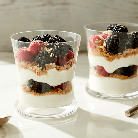 Coconut Graham Berry Yogurt Parfait