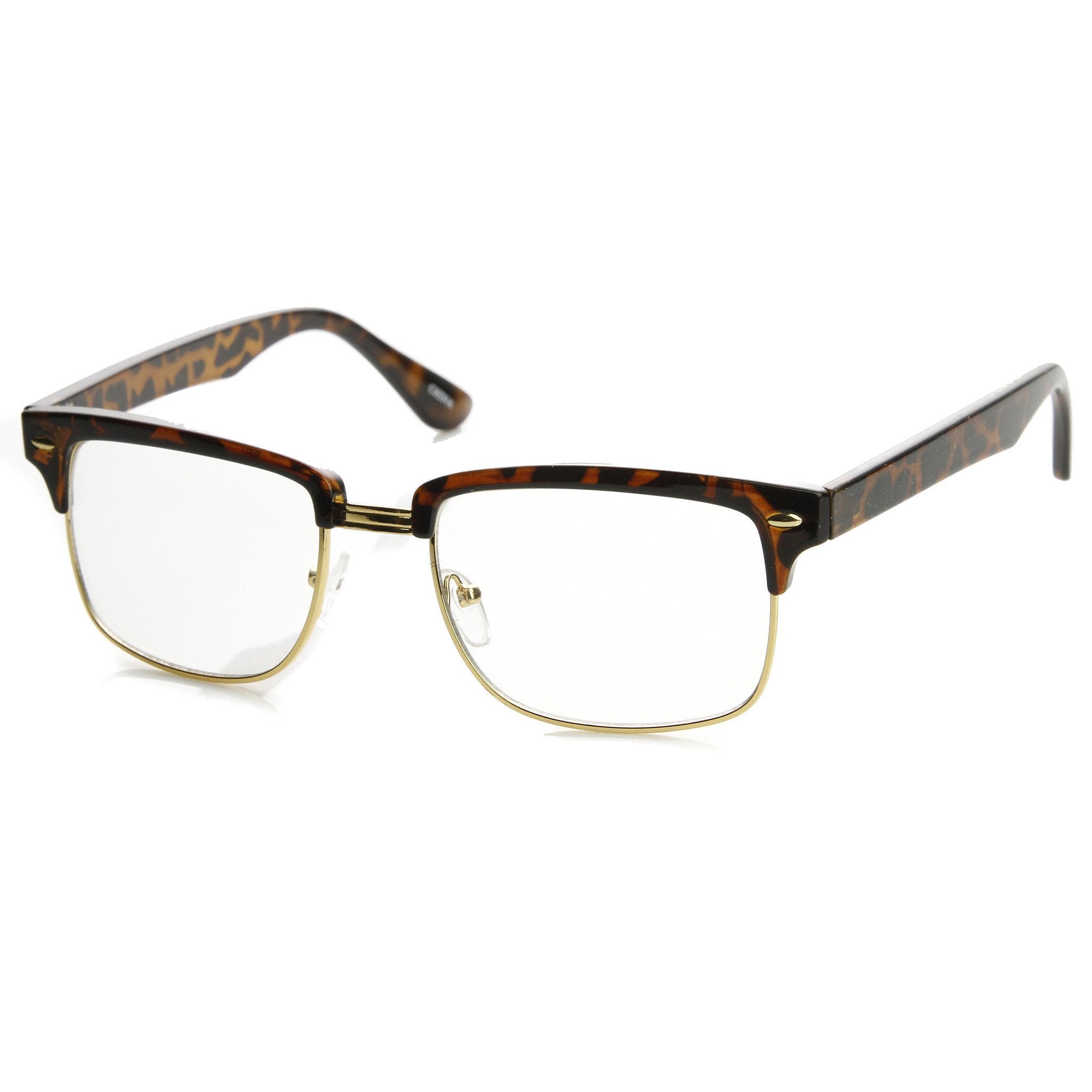 square clubmaster glasses