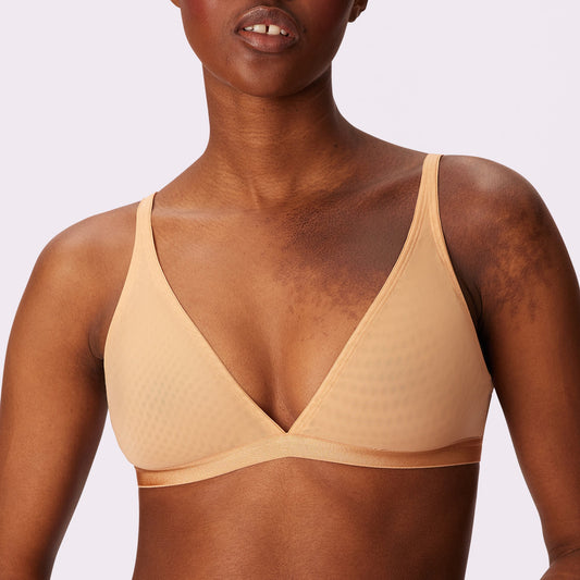 1+ Sheer Romance Flutter Bralette