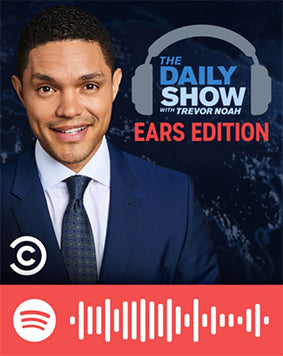 spotify code for podcast the daily show with trevor noah comedian