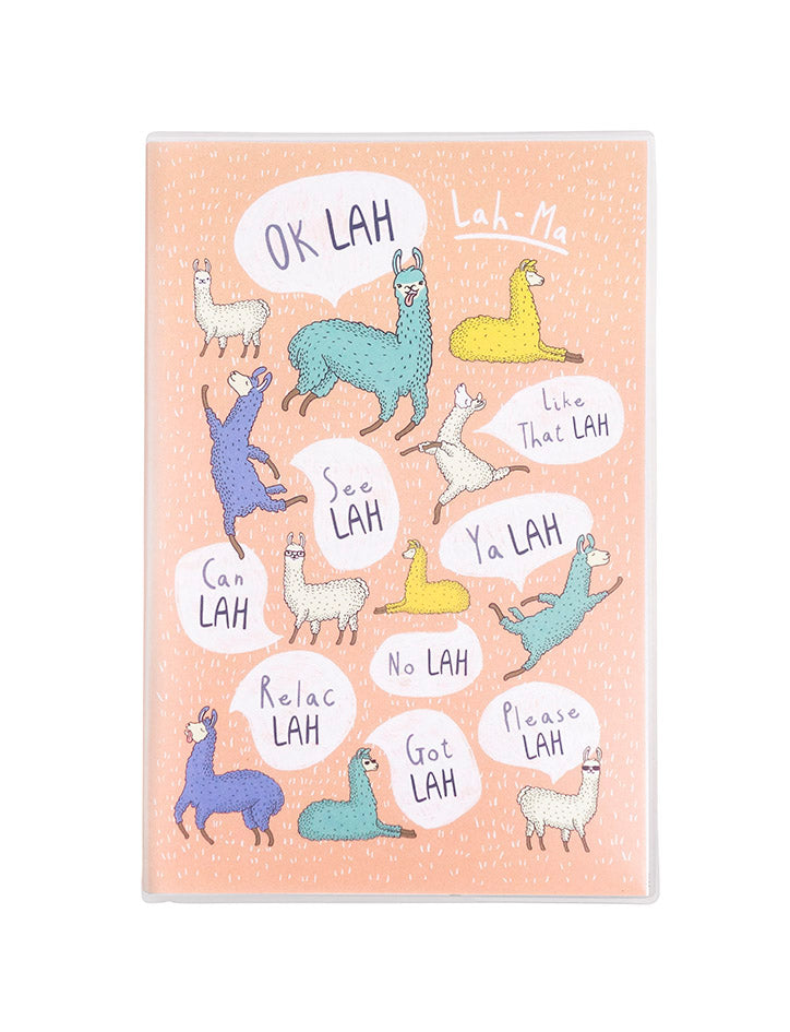 Singlish Lah A5 Notebook Stationery Wheniwasfour Wheniwasfour 小时候