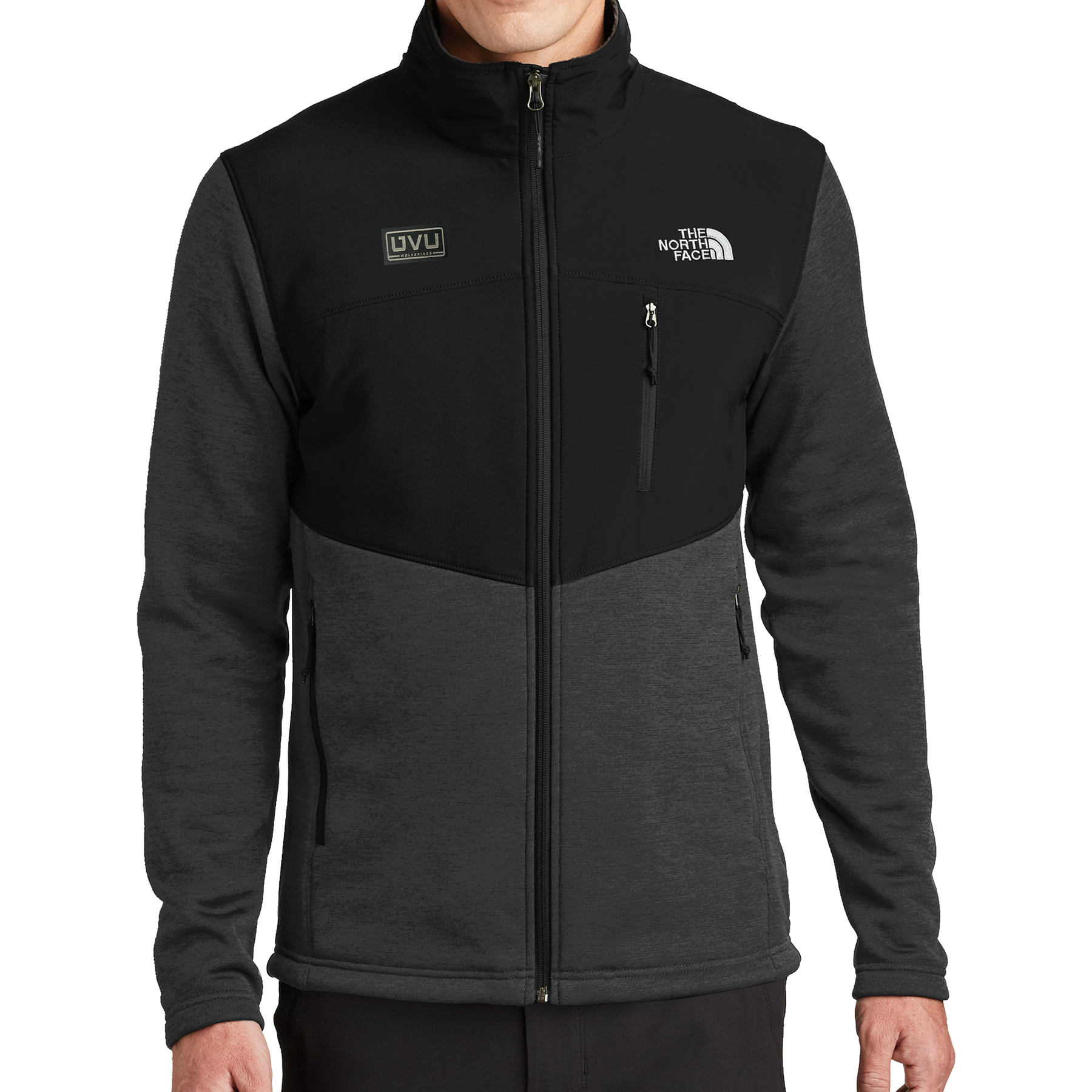 The North Face Far North Fleece Jacket - Pleather Mono Patch ...