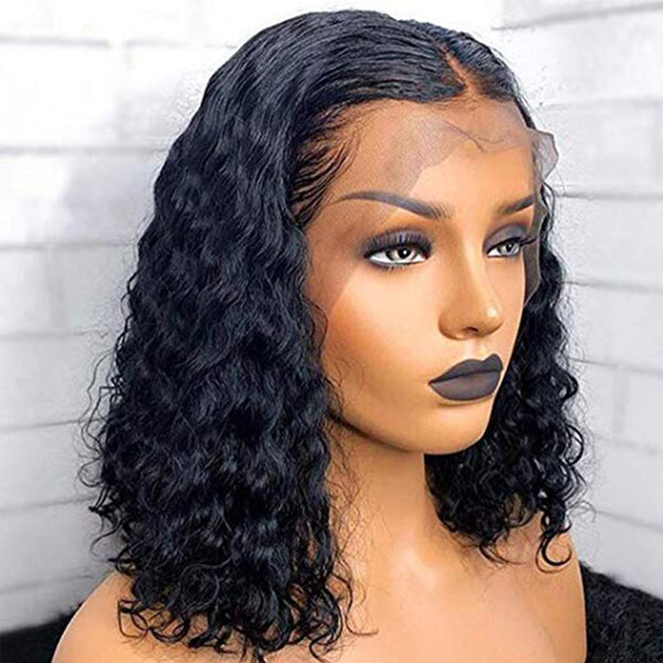 short curly real hair wigs