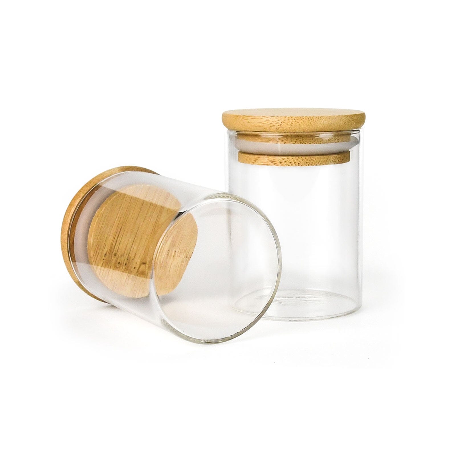 Sample 10oz Glass Jar with Wooden Lid 14 Grams 1 Count – Flower Power  Packages