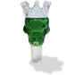 19mm Male Green Skull Crown Herb Holder Flower Power Packages 