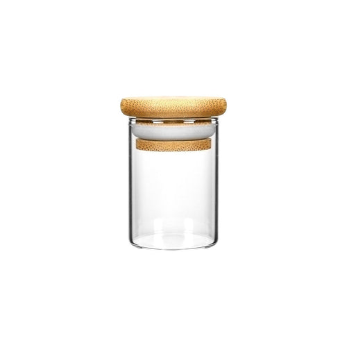 1oz Glass Jars with Wood Lids  1 Gram - 200 Count