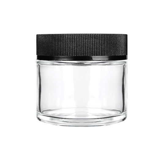 2oz Glass Jar with Wooden Lid 3.5 Grams 200 Count – Flower Power