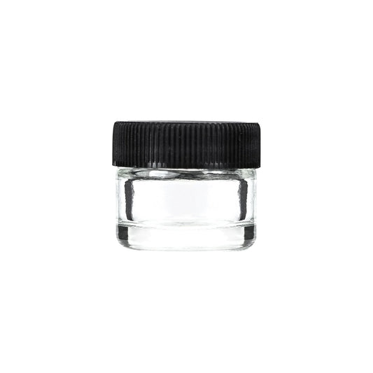 5ml 6ml Small Clear Smell Proof Jar Wax Oil Concentrate Container Glass DAB  Jar with Silicone Dropper Lid - China Borosilicate Jars, Glass Jars