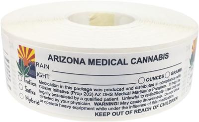 Arizona Medical Cannabis Warning Labels