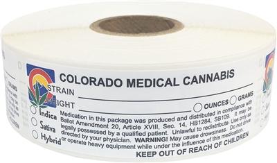 Colorado Medical Cannabis Warning Labels