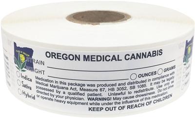 Oregon Medical Cannabis Warning Labels