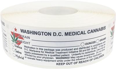 Washington D.C. Medical Cannabis Warning Labels