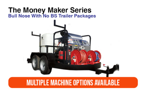 Open Deck Pressure Washer Trailers