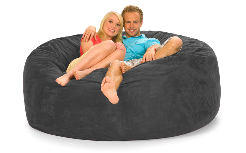 6 ft Bean Bag | 6 foot Wide Round Beanbag Chair | Free Shipping ...